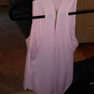 Blush pink casual blouse